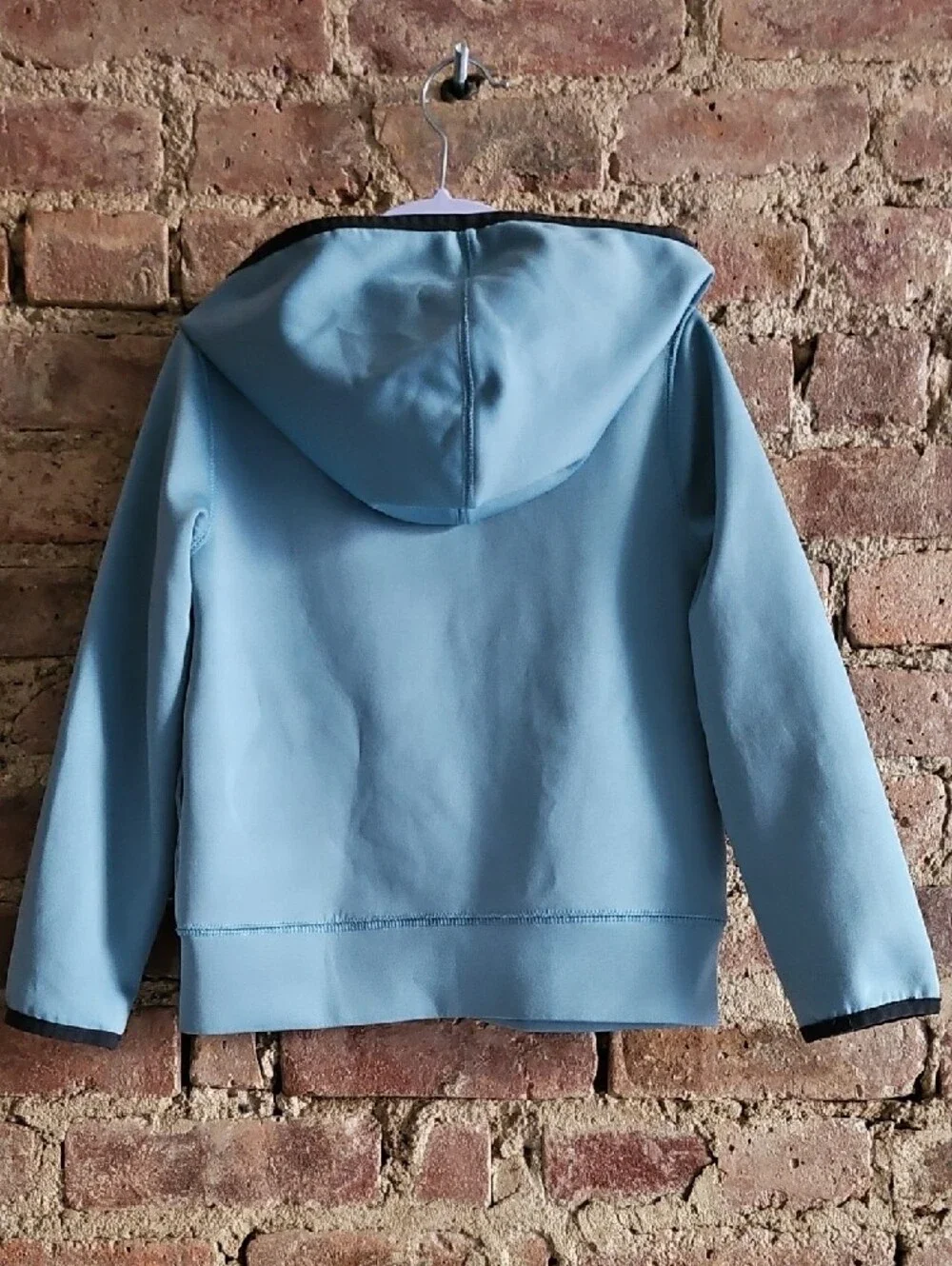 Oshkosh Stretch Tech Zip-Up Hooded Light Jacket - Teal Size 6